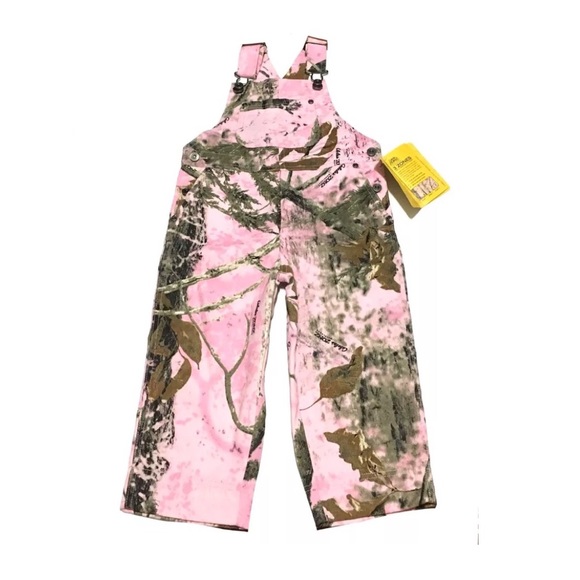 girls camo overalls